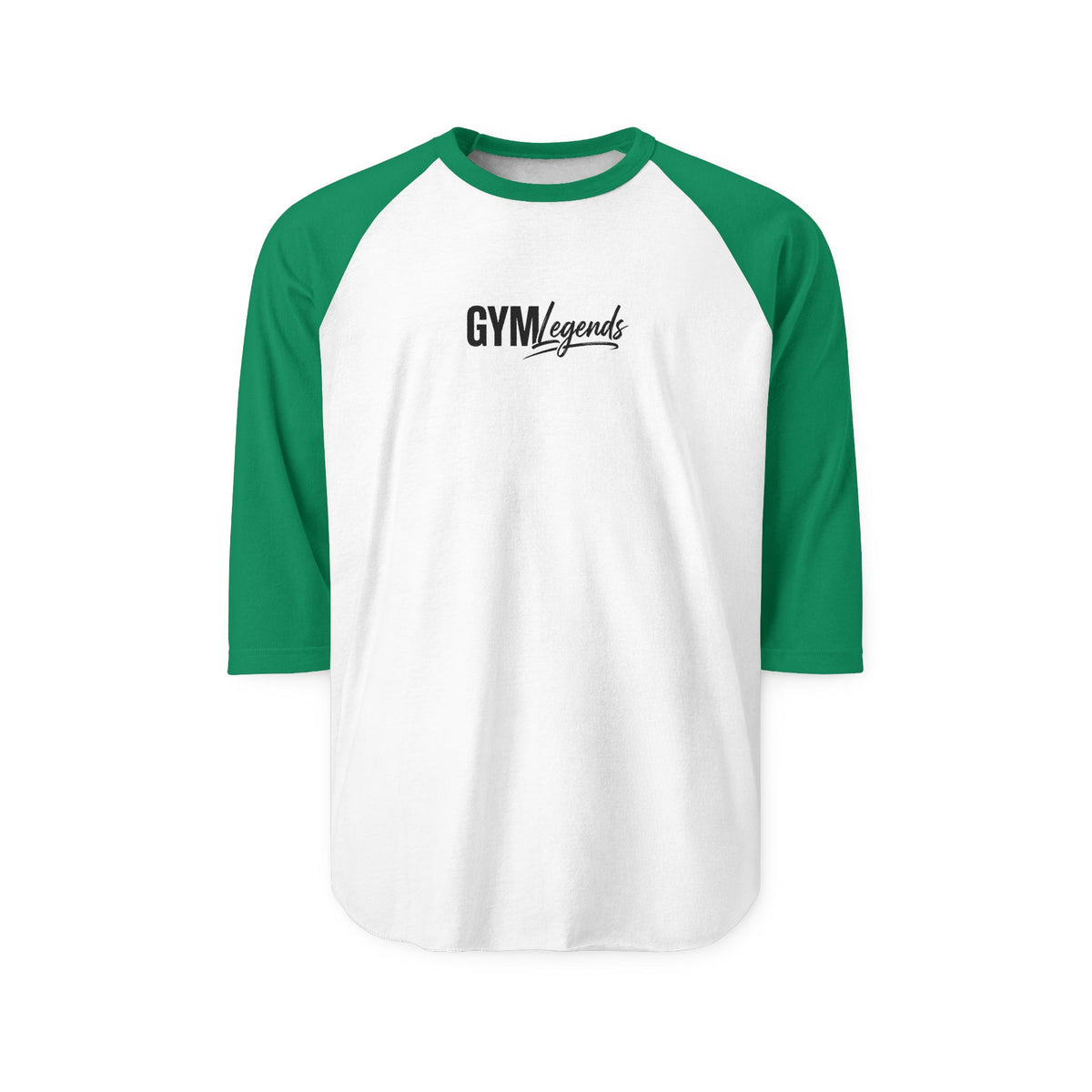 Gym Legends Raglan Shirt — 3/4 Sleeve Athletic Tee