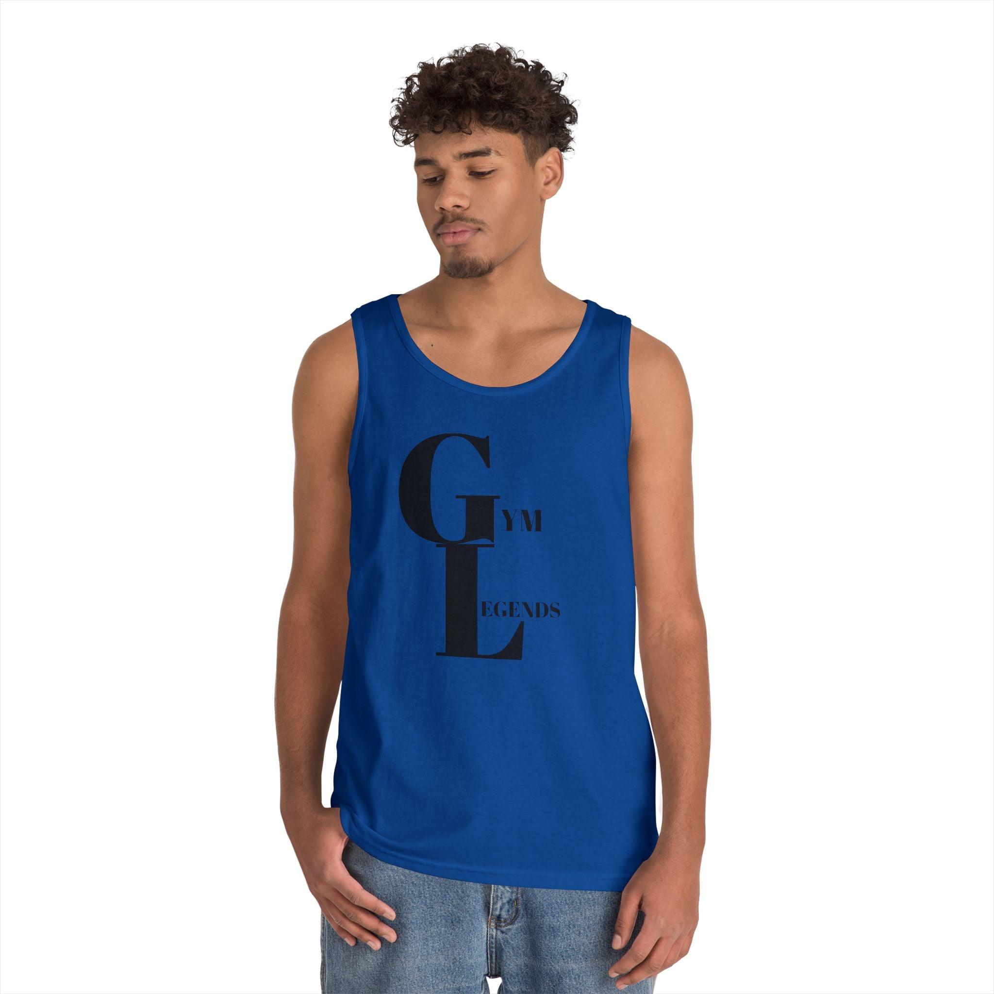 Gym Legends Tank Top — Minimalist Fitness Graphic Tank