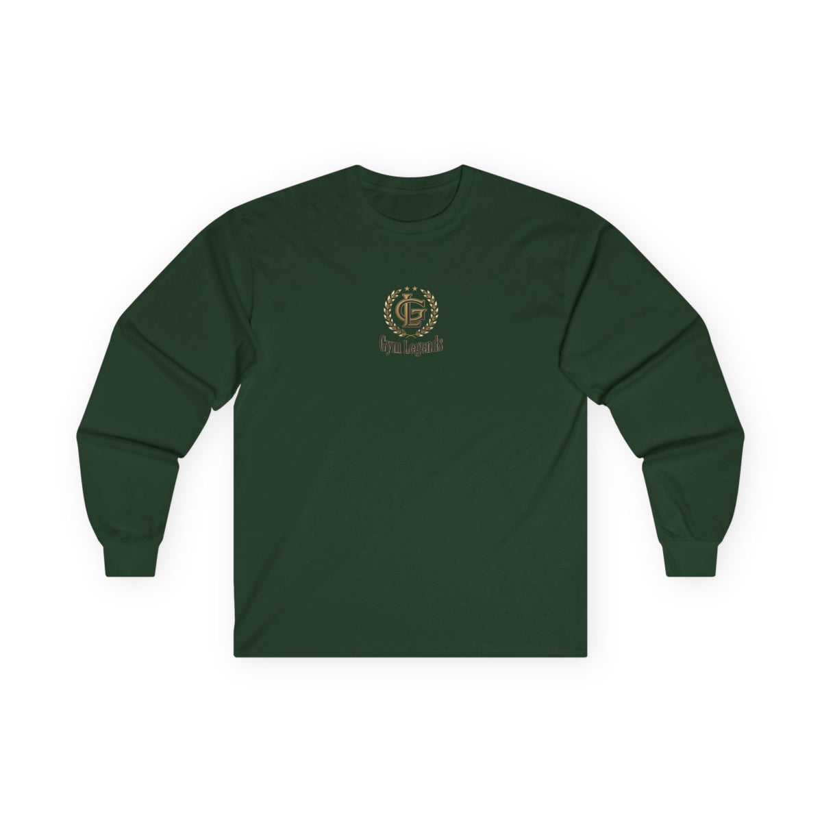 Gym Legends Long Sleeve Tee — Small Classic Logo Athletic Shirt
