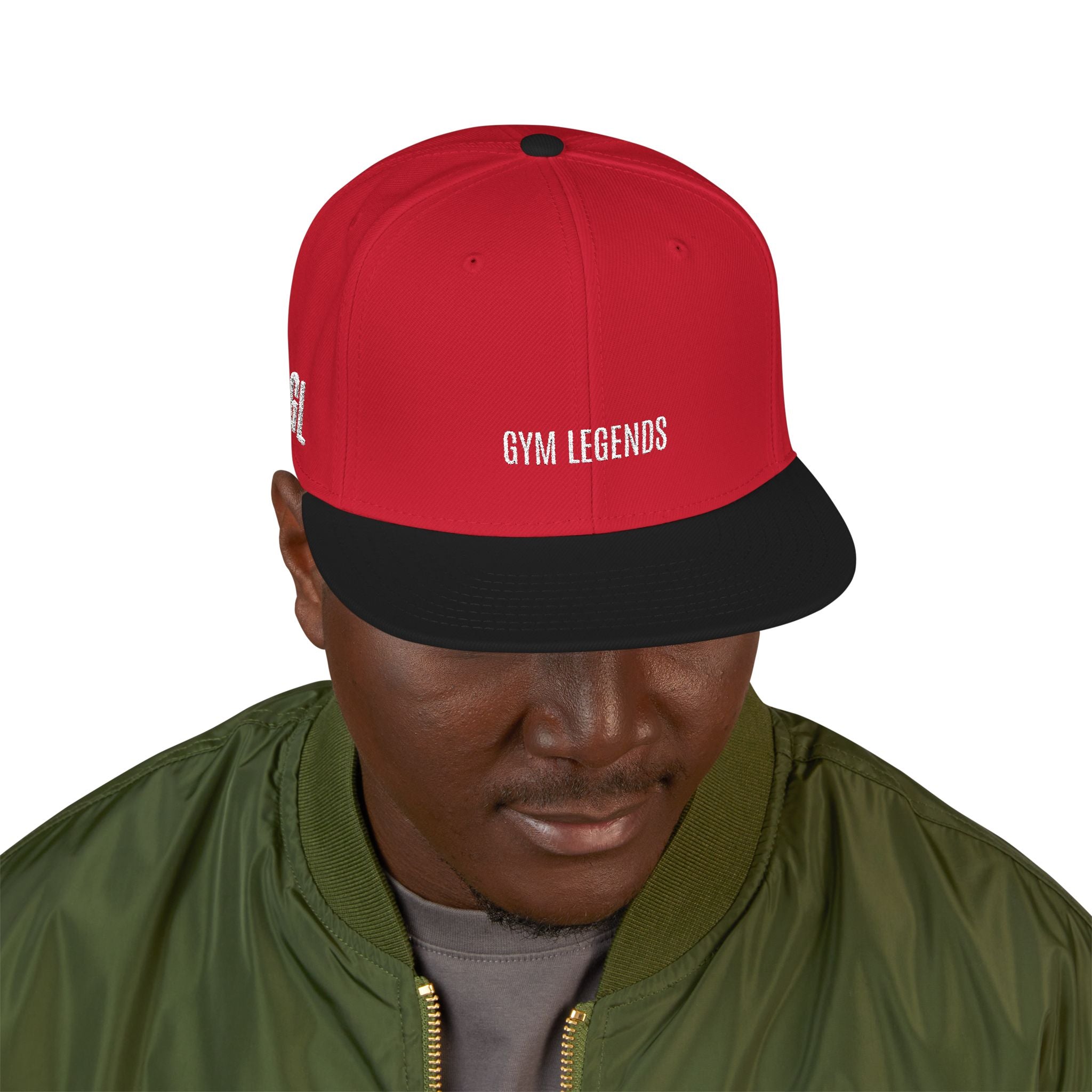 Gym Legends 'GRANDS' Snapback Hat — Classic Flat-Brim Streetwear Cap
