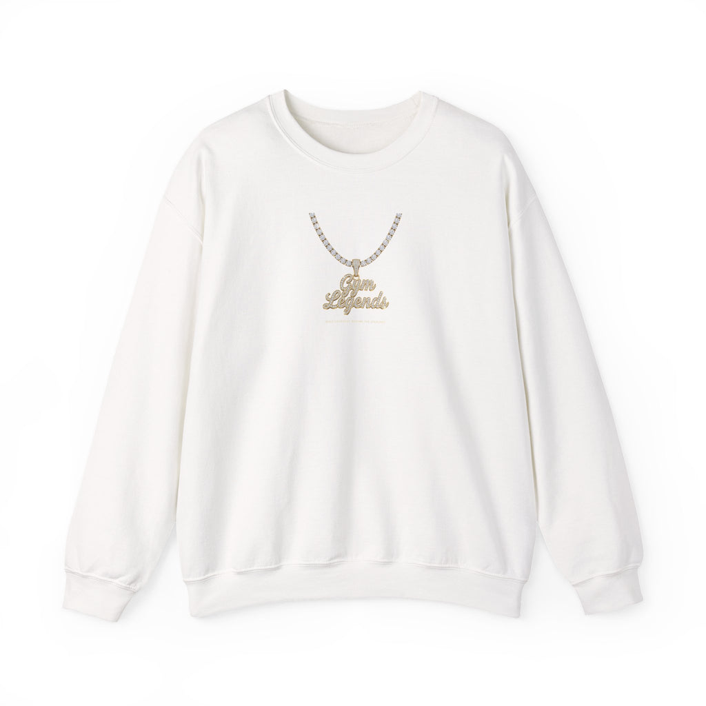Gold Necklace 'Best Friends' Crewneck Sweatshirt