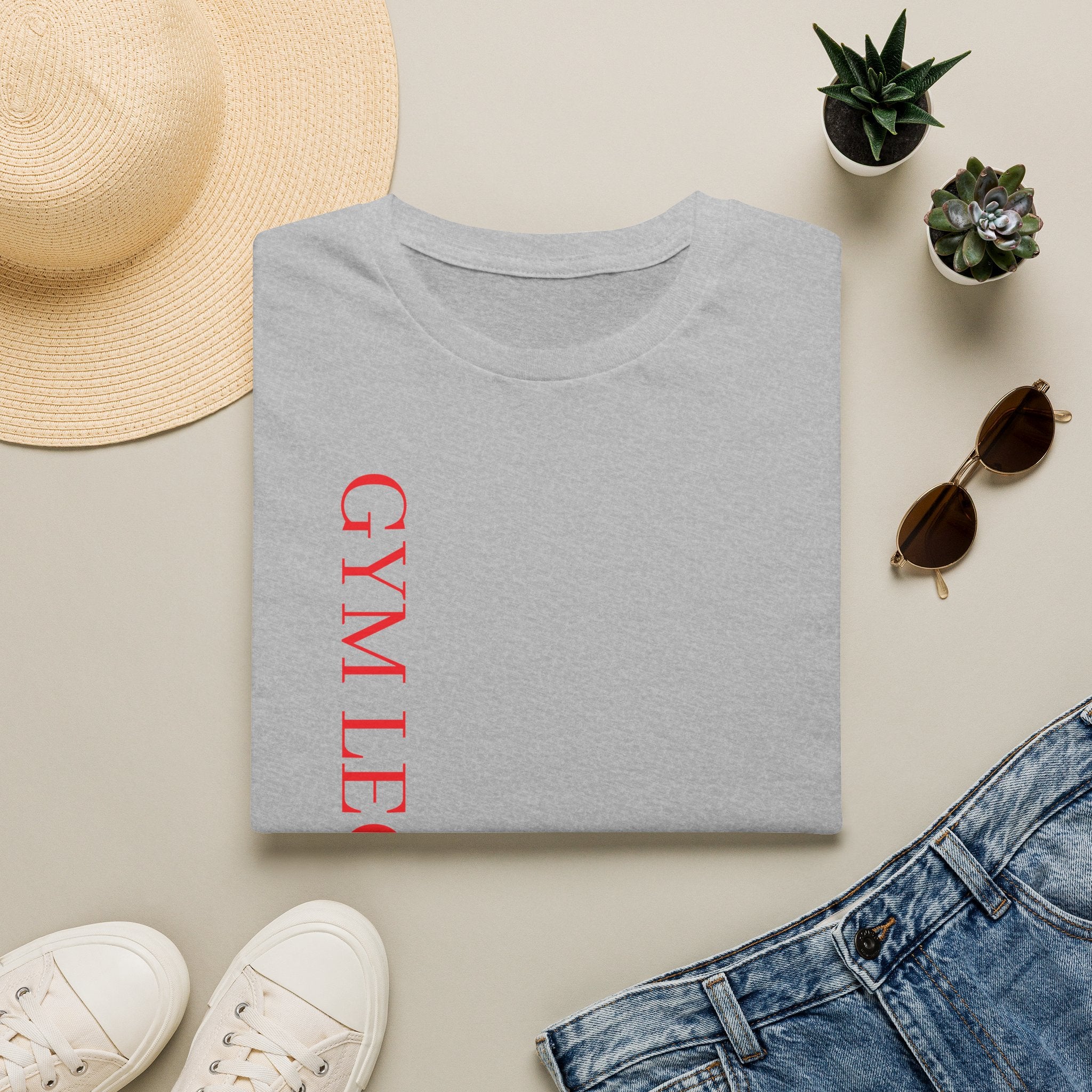 Gym Legends T-Shirt — Vertical Minimalist Fitness Tee