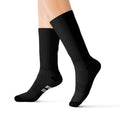 Gym Legends Sublimation Socks Black mind body soul — 'GYM' & 'LEGENDS' Athletic Crew Socks
