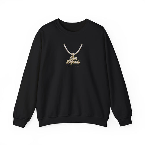 Gold Necklace 'Best Friends' Crewneck Sweatshirt