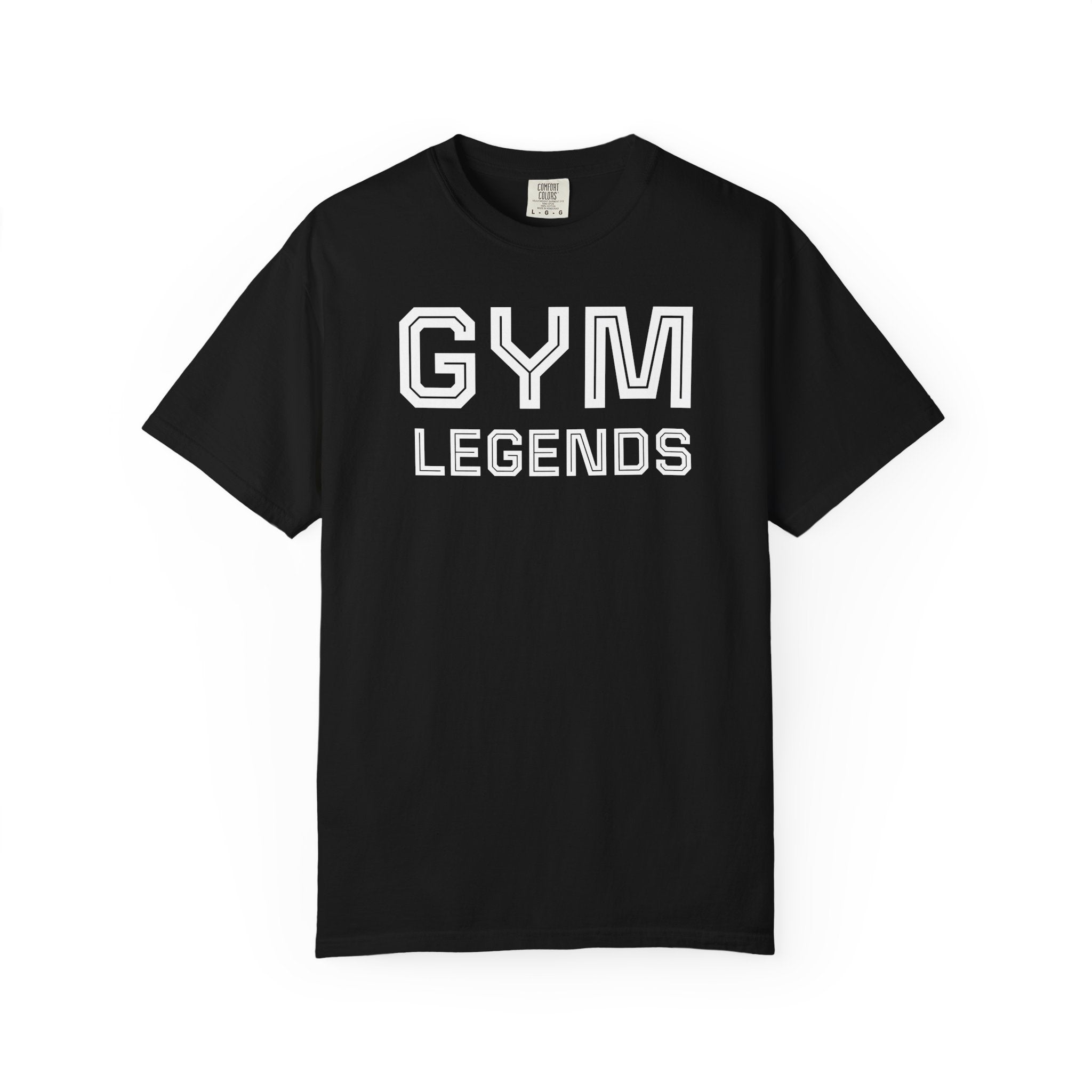 Gym Legends T-Shirt — Athletic Vintage Lettering Tee