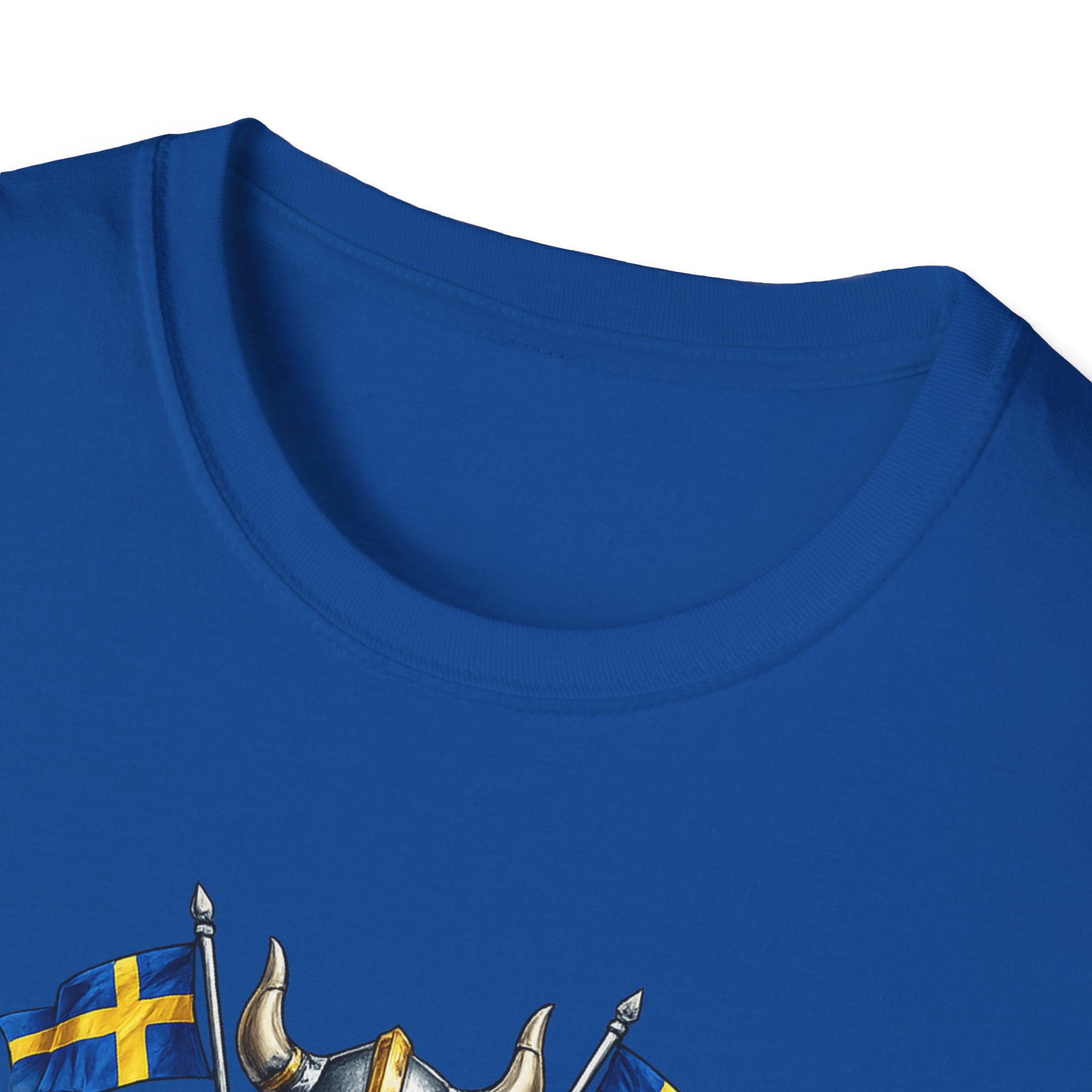 Gym Legends Sweden T-Shirt — Swedish Flag Viking Shield Fitness Tee