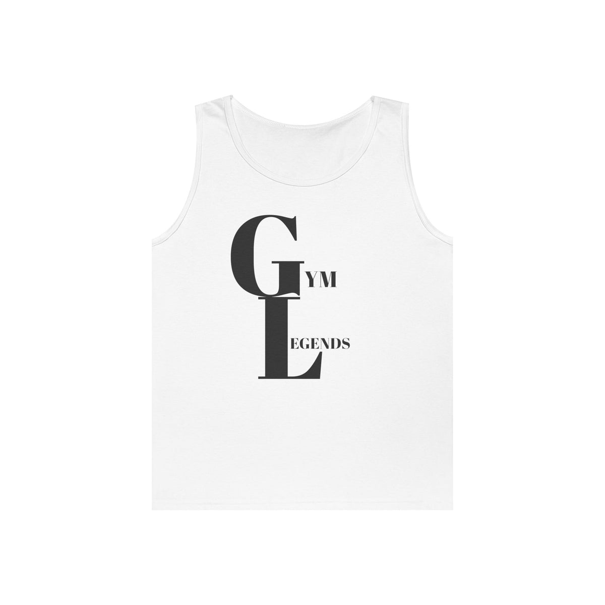 Gym Legends Tank Top — Minimalist Fitness Graphic Tank