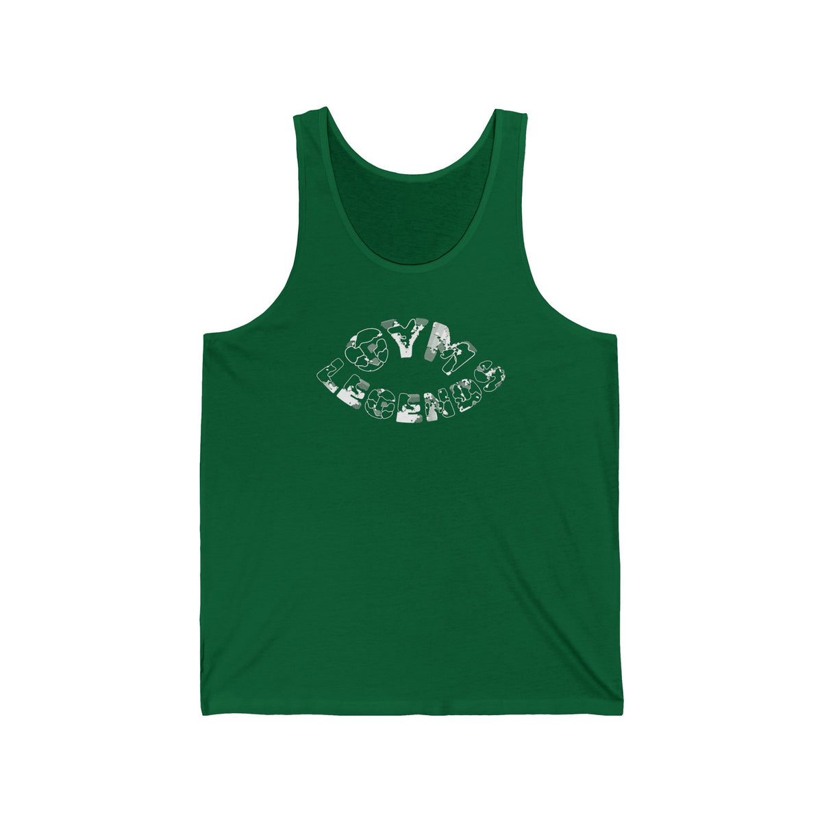 Monochrome Floral Lips Tank Top — Graphic Lip Print Women’s Tank