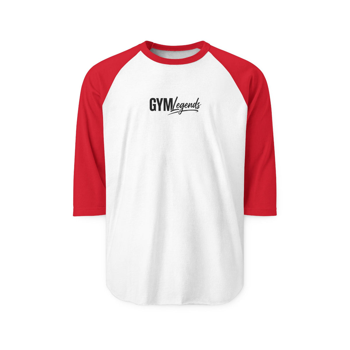 Gym Legends Raglan Shirt — 3/4 Sleeve Athletic Tee