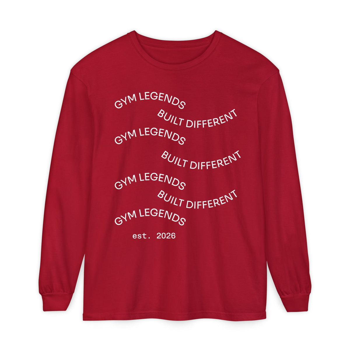 Gym Legends "Built Different" Long Sleeve Tee