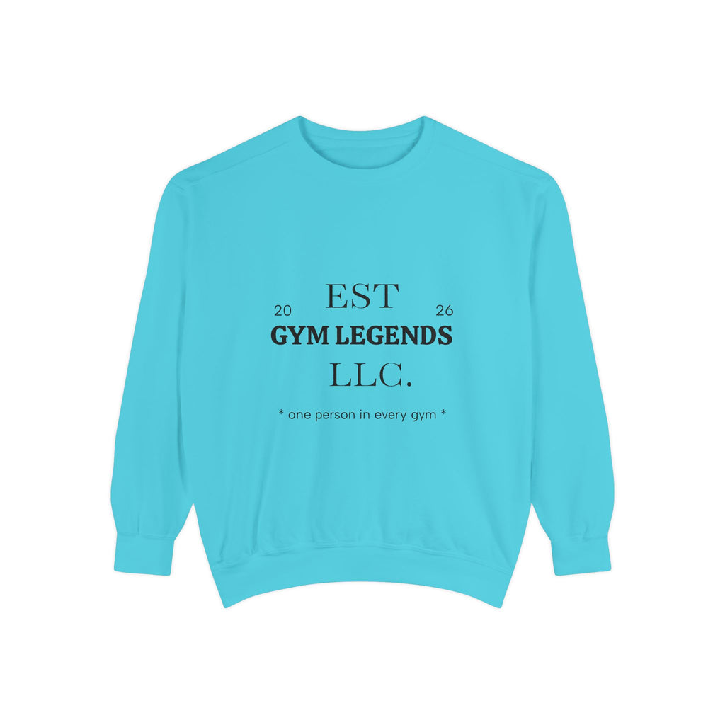 Gym Legends Sweatshirt — EST 2026 Vintage Athletic Crewneck