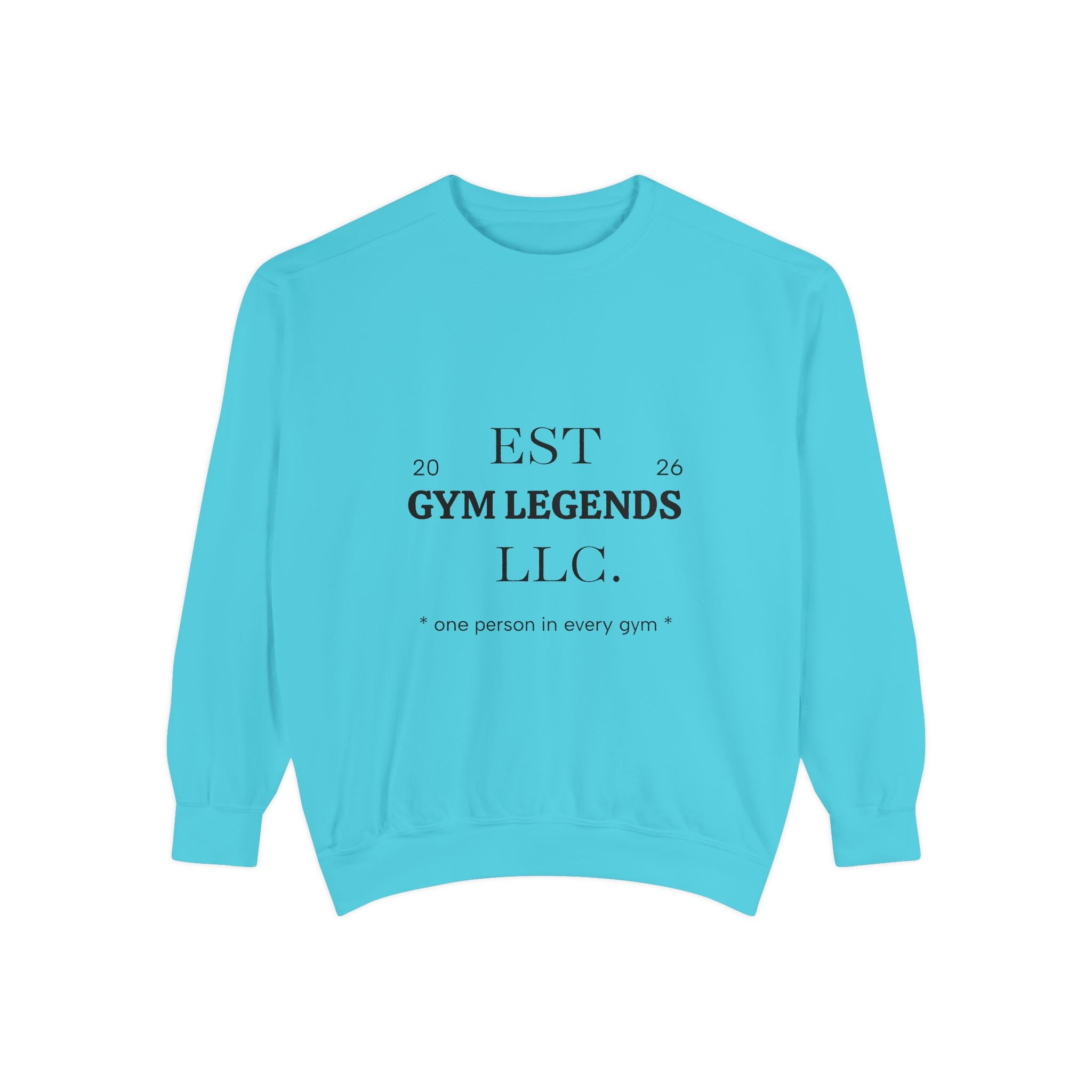 Gym Legends Sweatshirt — EST 2026 Vintage Athletic Crewneck