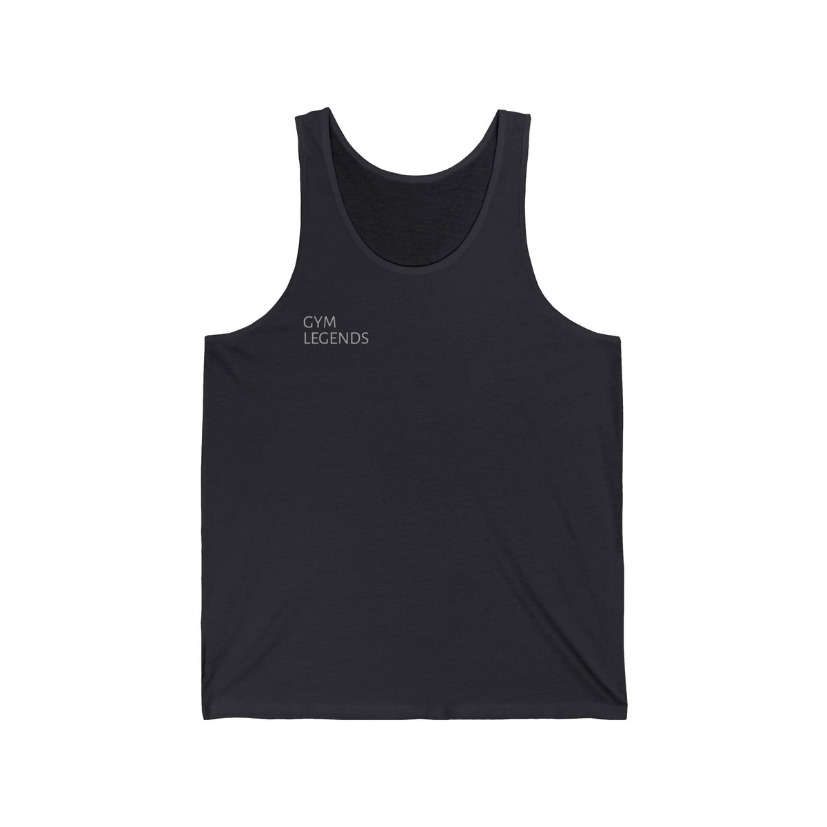 Minimalist 'Good Vibes' White Jersey Tank Top — Lightweight Summer Casual