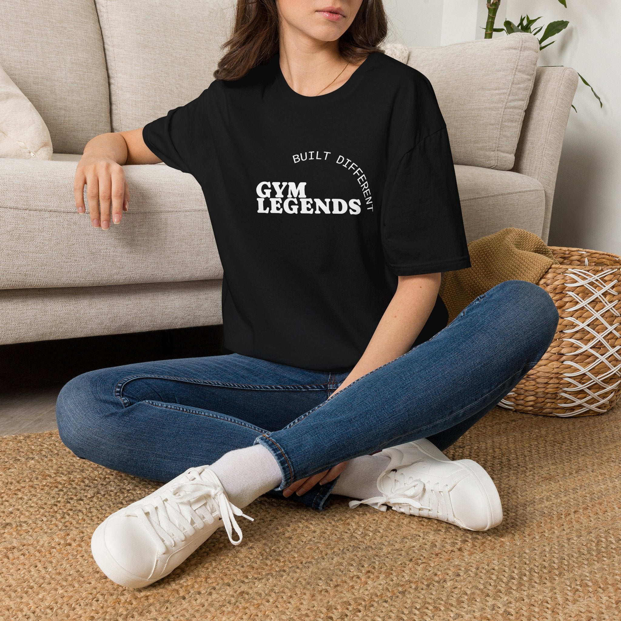 Gym Legends T‑Shirt — Built Different Athletic Workout Tee