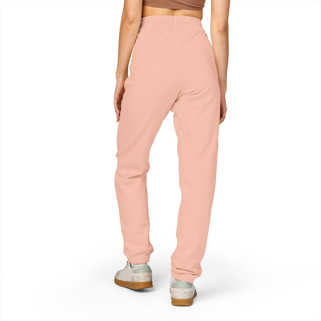 Garment-Dyed Fleece Sweatpants — Vintage 'CL' Monogram Lounge Pants