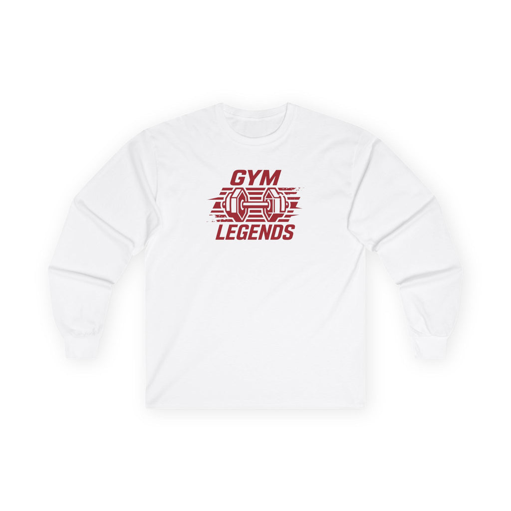 Gym Legends Long Sleeve Tee — Weightlifting Barbell Fitness Shirt