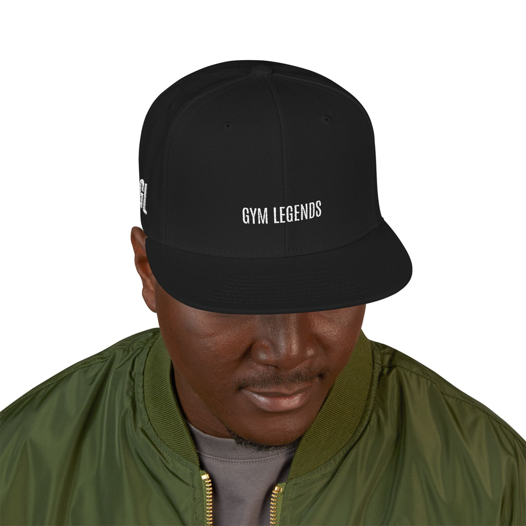 Gym Legends 'GRANDS' Snapback Hat — Classic Flat-Brim Streetwear Cap