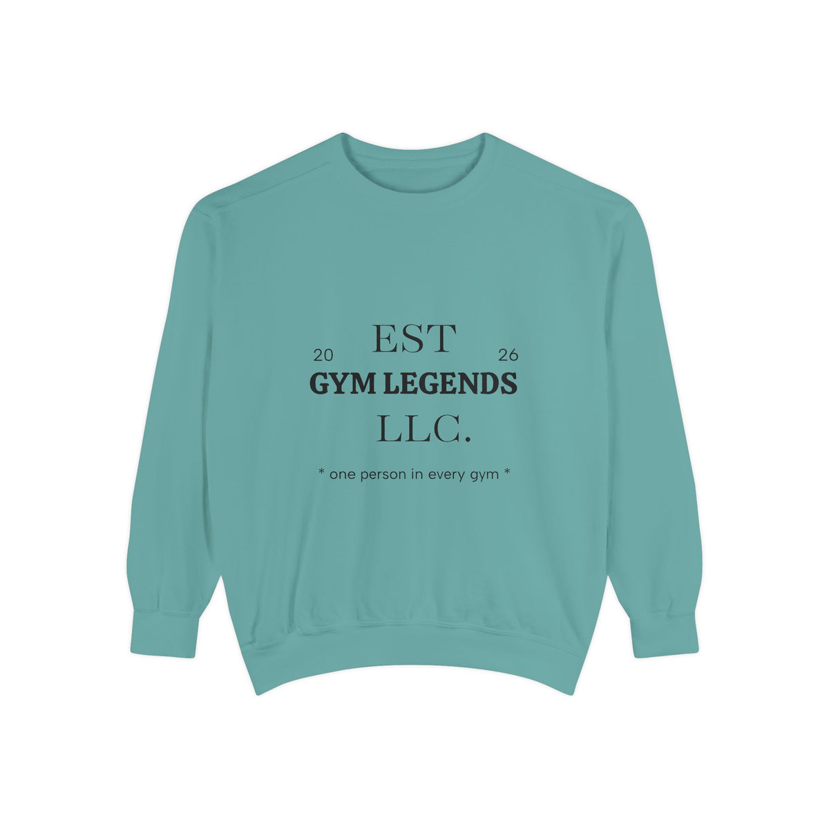 Gym Legends Sweatshirt — EST 2026 Vintage Athletic Crewneck