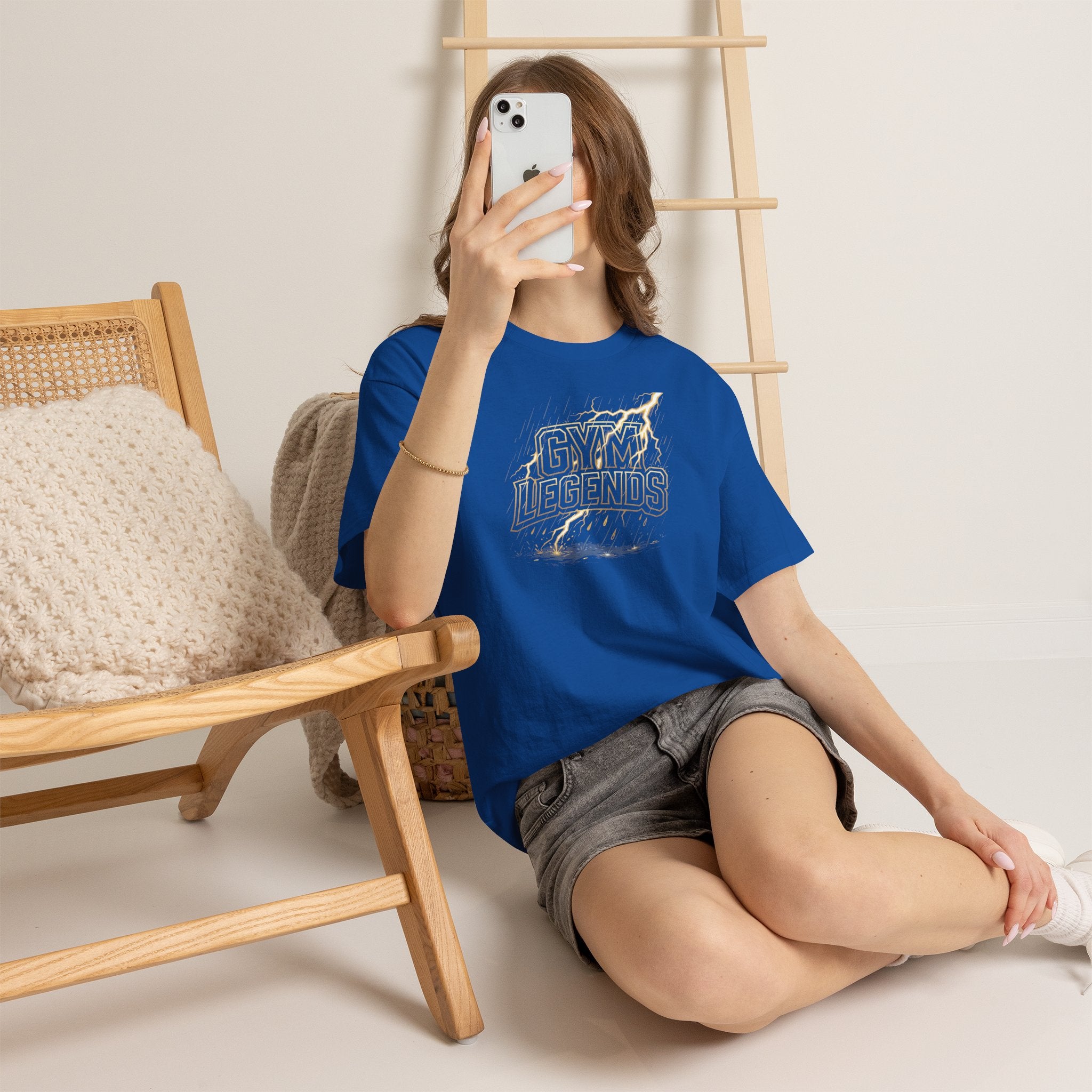 Gym Legends T‑Shirt — Retro Flame Athletic Tee
