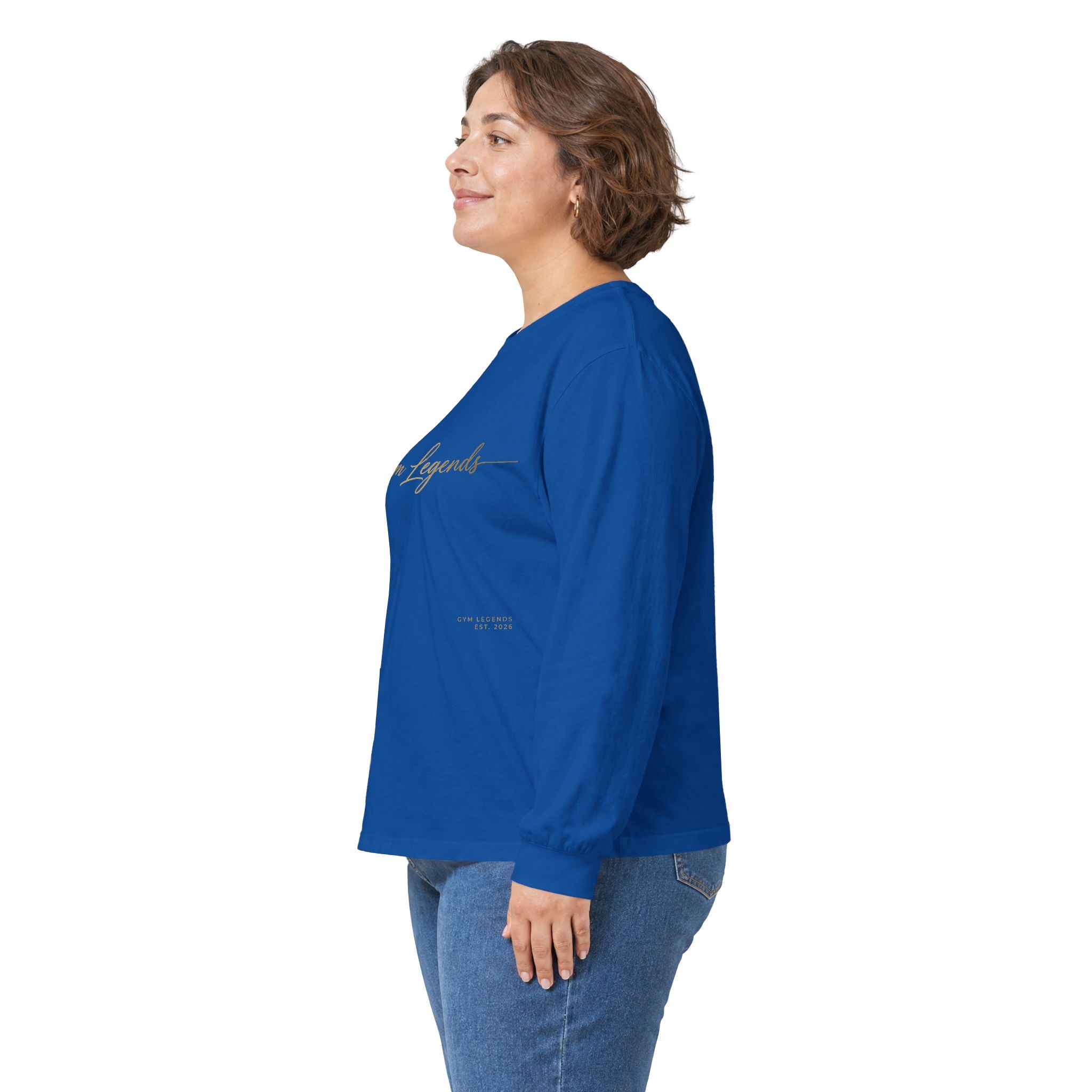 Gym Legends Long Sleeve Tee — Minimalist Fitness Shirt