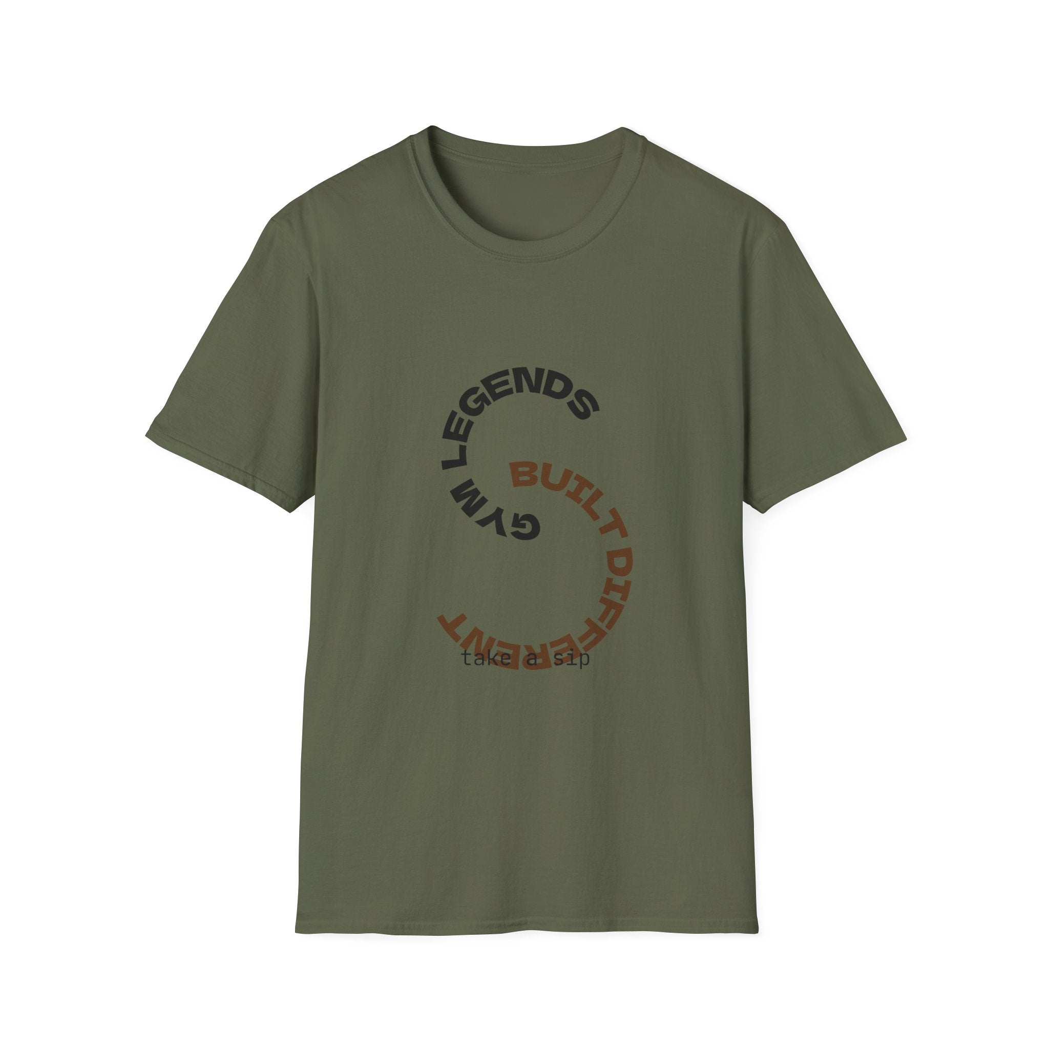Legends Built Different T-Shirt — Circular Graphic Tee for Athletes & Trendsetters