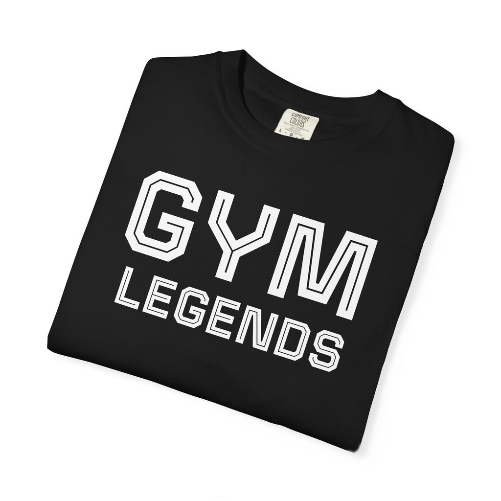 Gym Legends T-Shirt — Athletic Vintage Lettering Tee