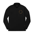 Embroidered Quarter‑Zip Pullover — White adidas® Performance Top