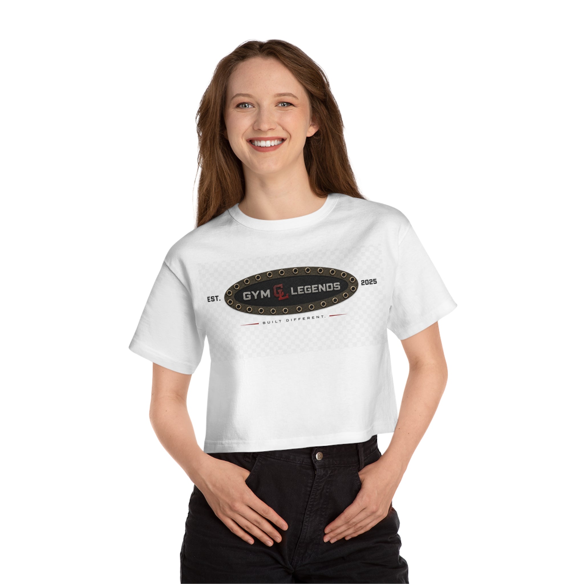 Gym Legends Cropped T-Shirt — Vintage Athletic Women's Crop Top