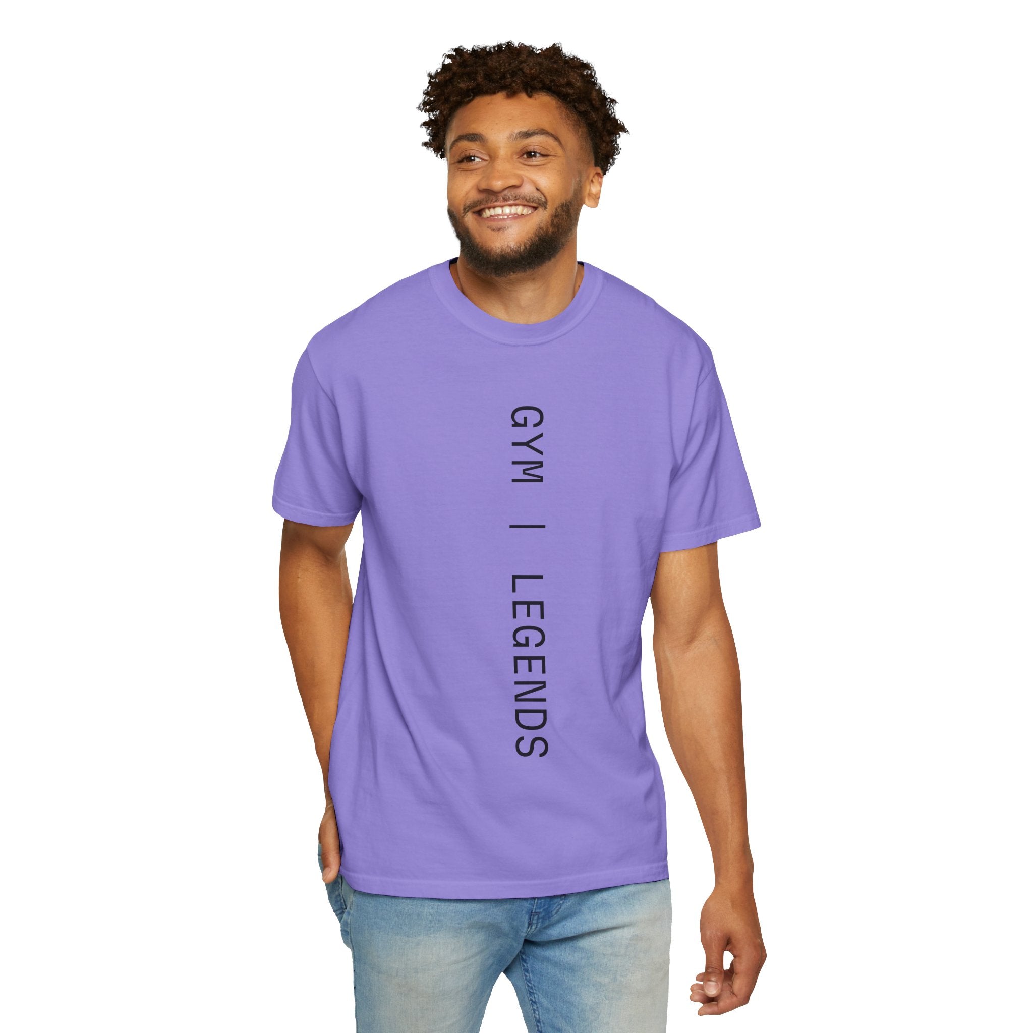 Gym Legends T-Shirt — Vertical Minimal Fitness Tee