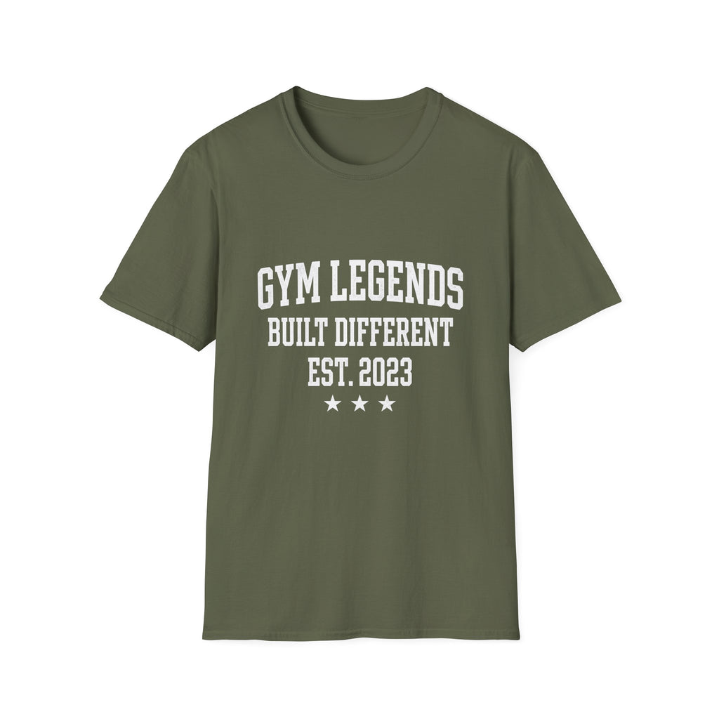 Gym Legends T‑Shirt — "Built Different" Athletic Tee (Est. 2023)