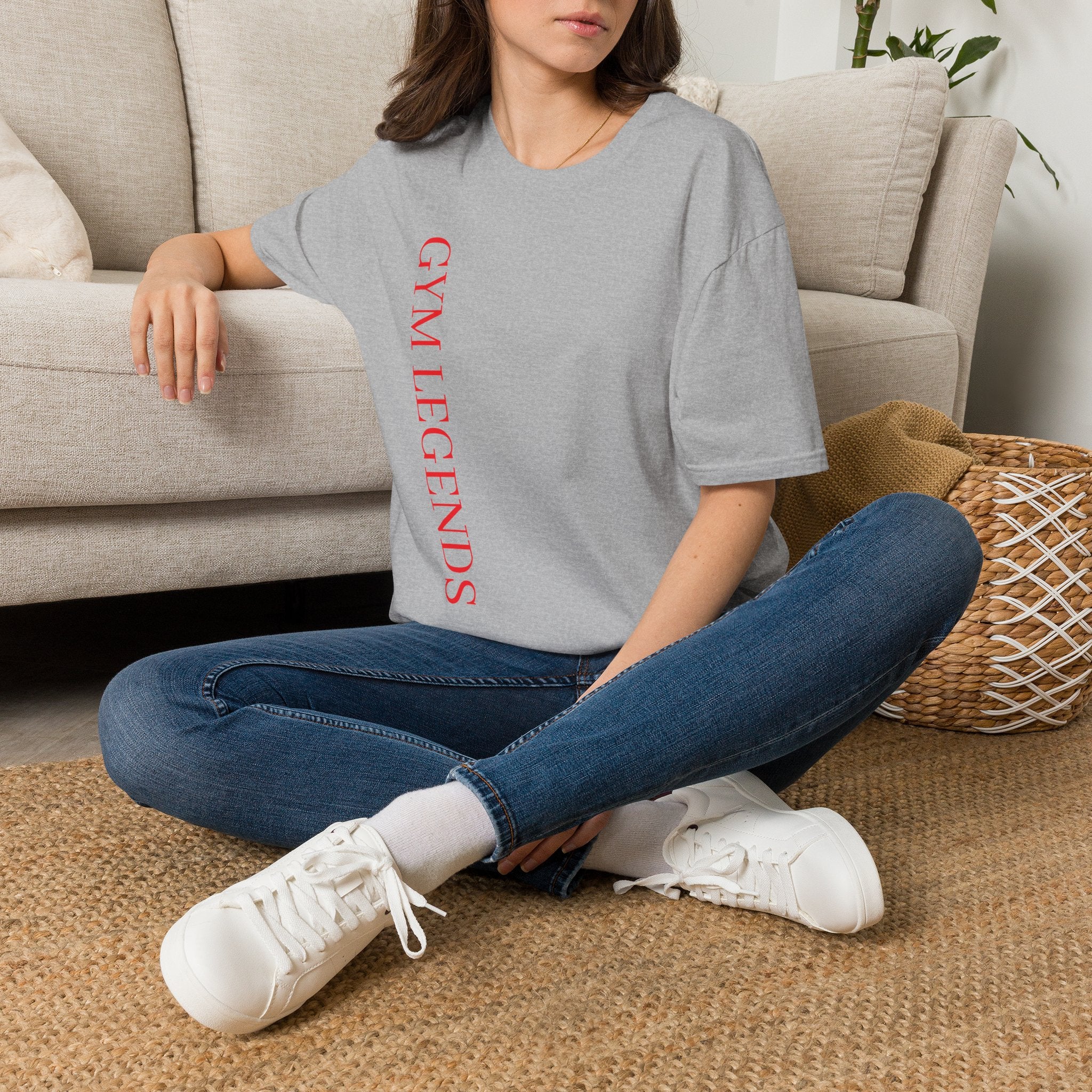 Gym Legends T-Shirt — Vertical Minimalist Fitness Tee