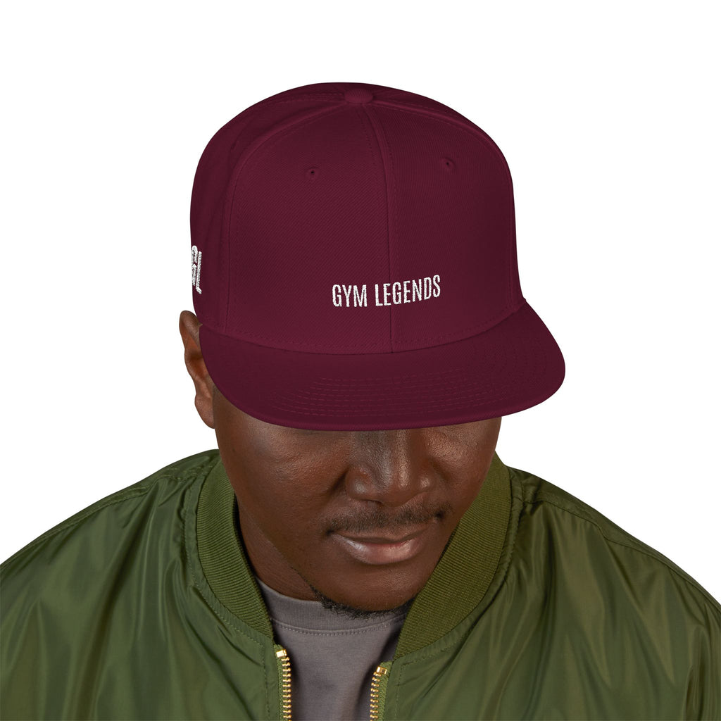 Gym Legends 'GRANDS' Snapback Hat — Classic Flat-Brim Streetwear Cap