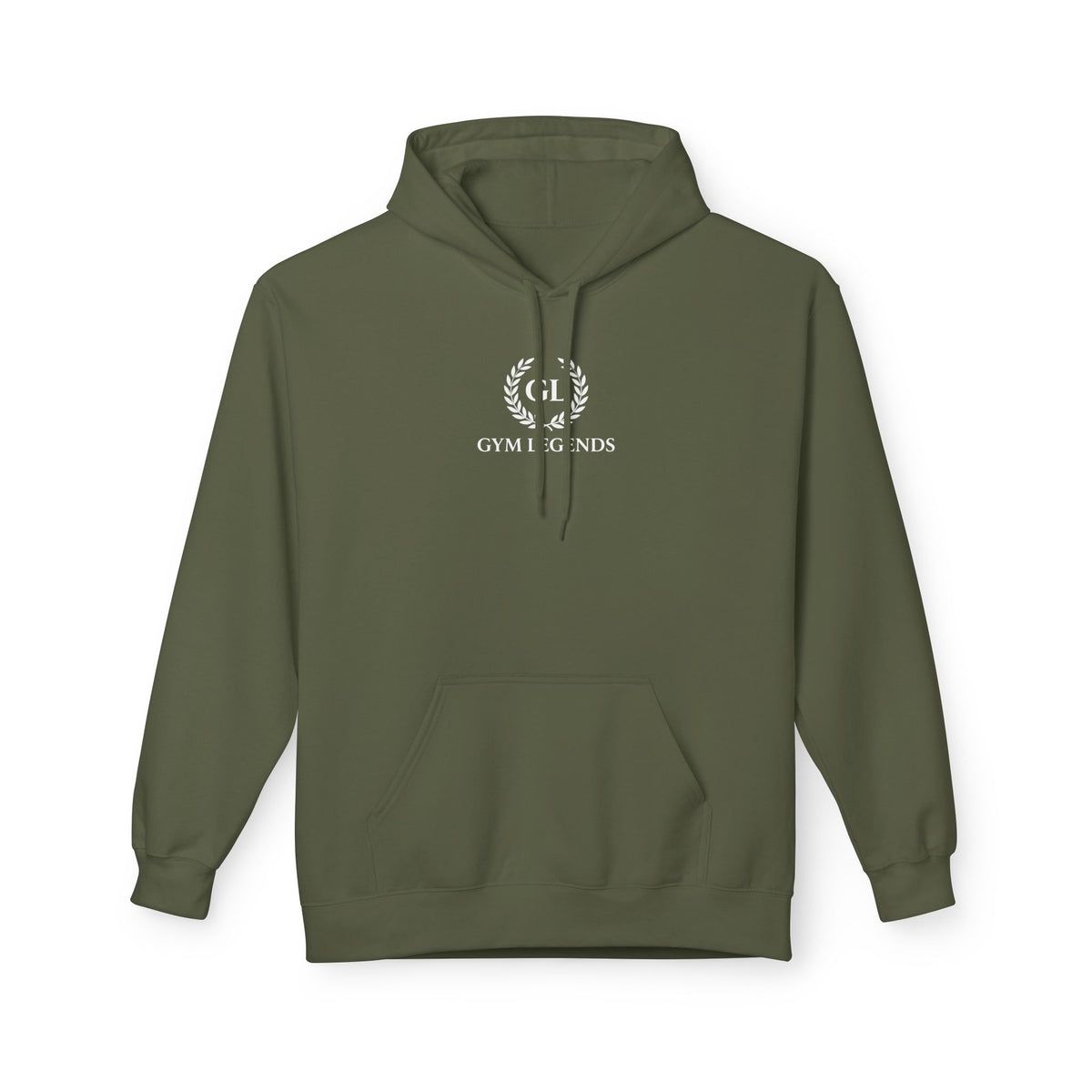 Gym Legends Hoodie — Minimal Laurel Logo Pullover