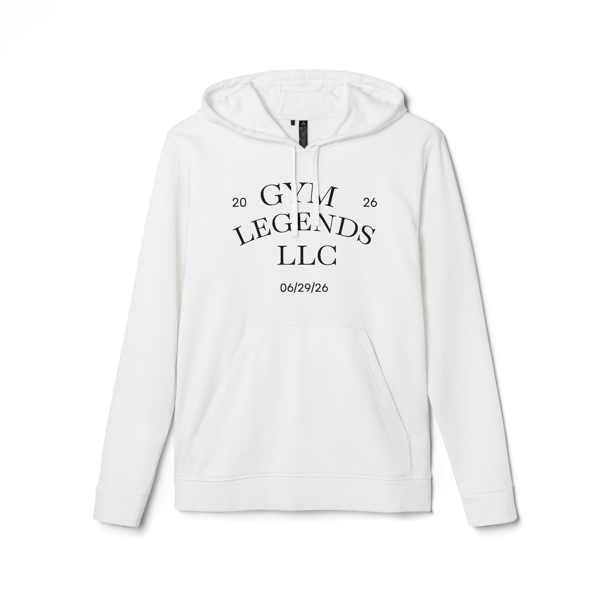 Gym Legends LLC Hoodie — 'Gym Legends LLC 06/29/26' Athletic Pullover