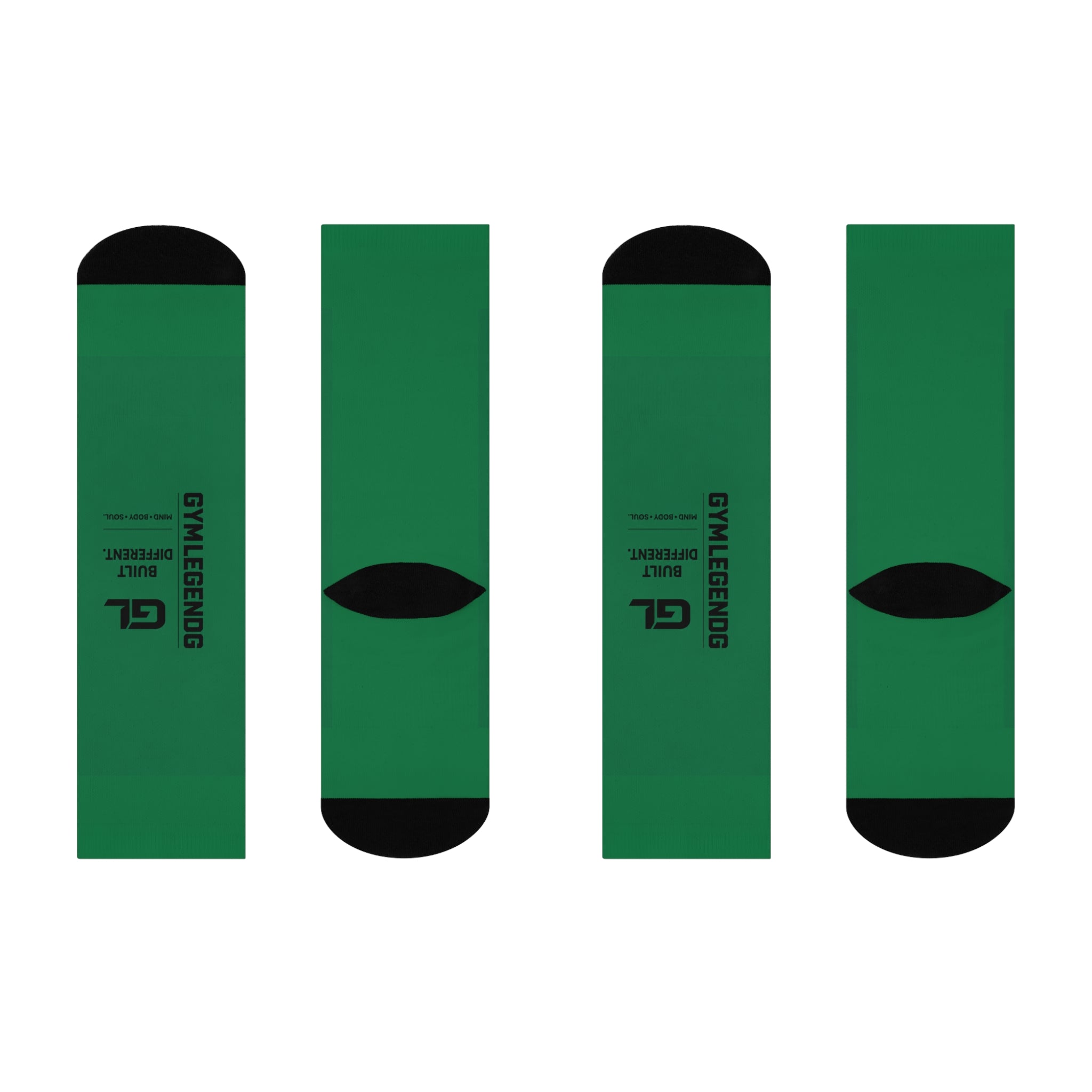 Gym Legends Elite Crew Socks Green