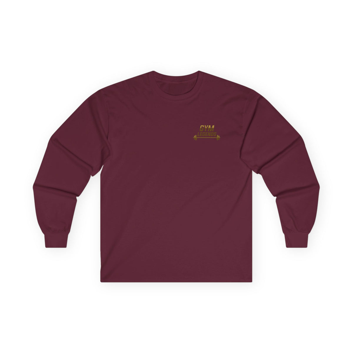 Gym Legends Long Sleeve Tee — Minimal Fitness Logo Shirt