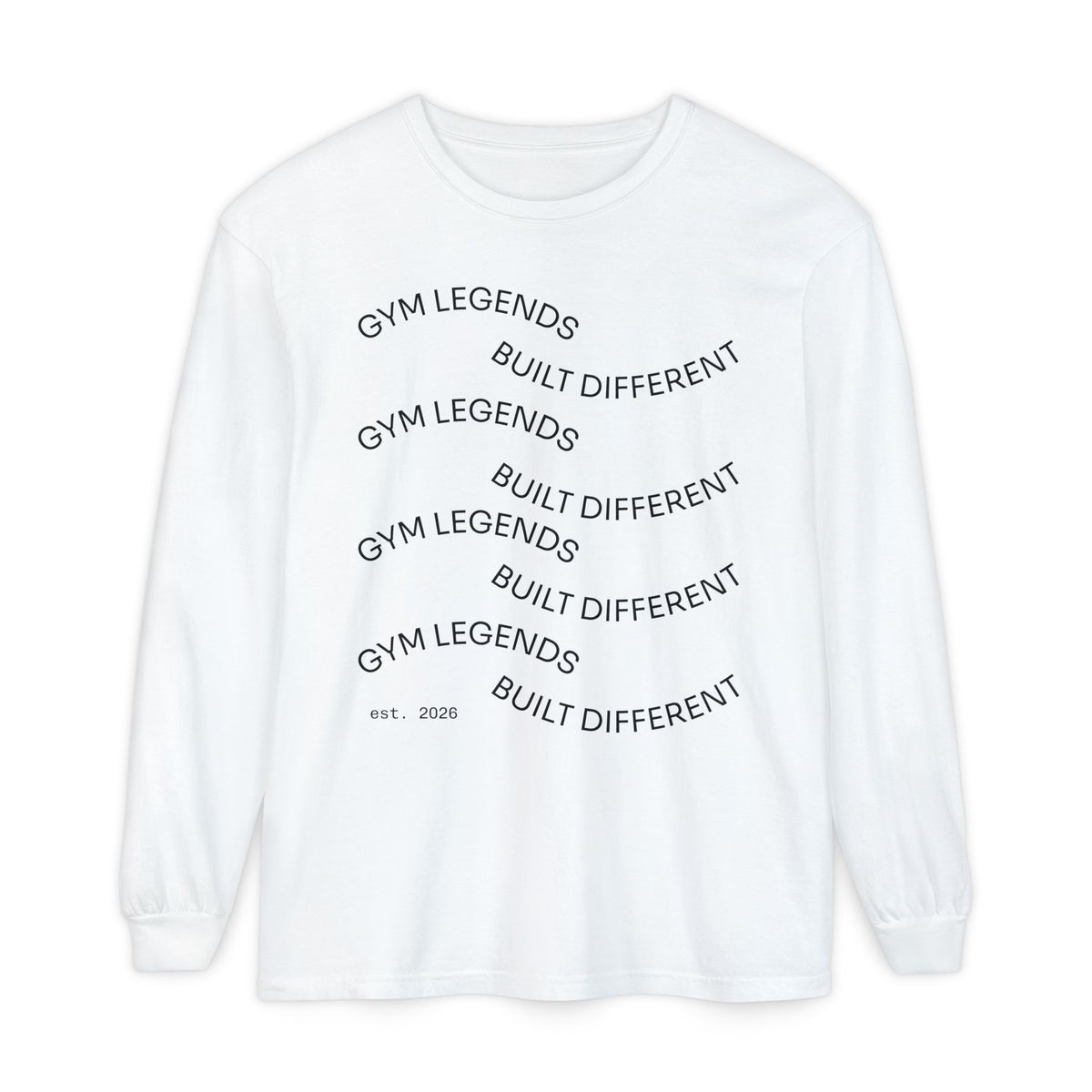 Gym Legends "Built Different" Long Sleeve Tee