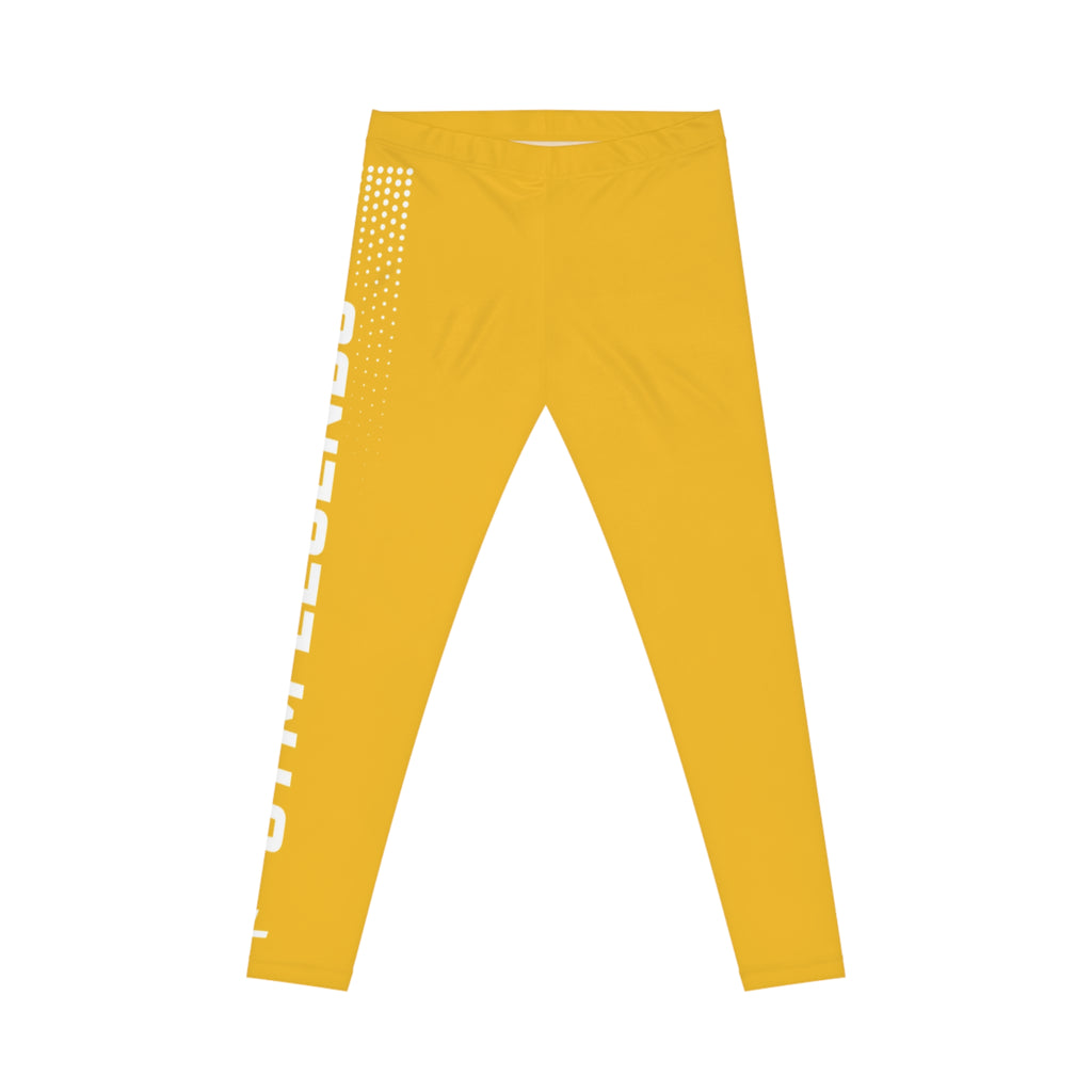 Gym Legends Yellow Performance Leggings