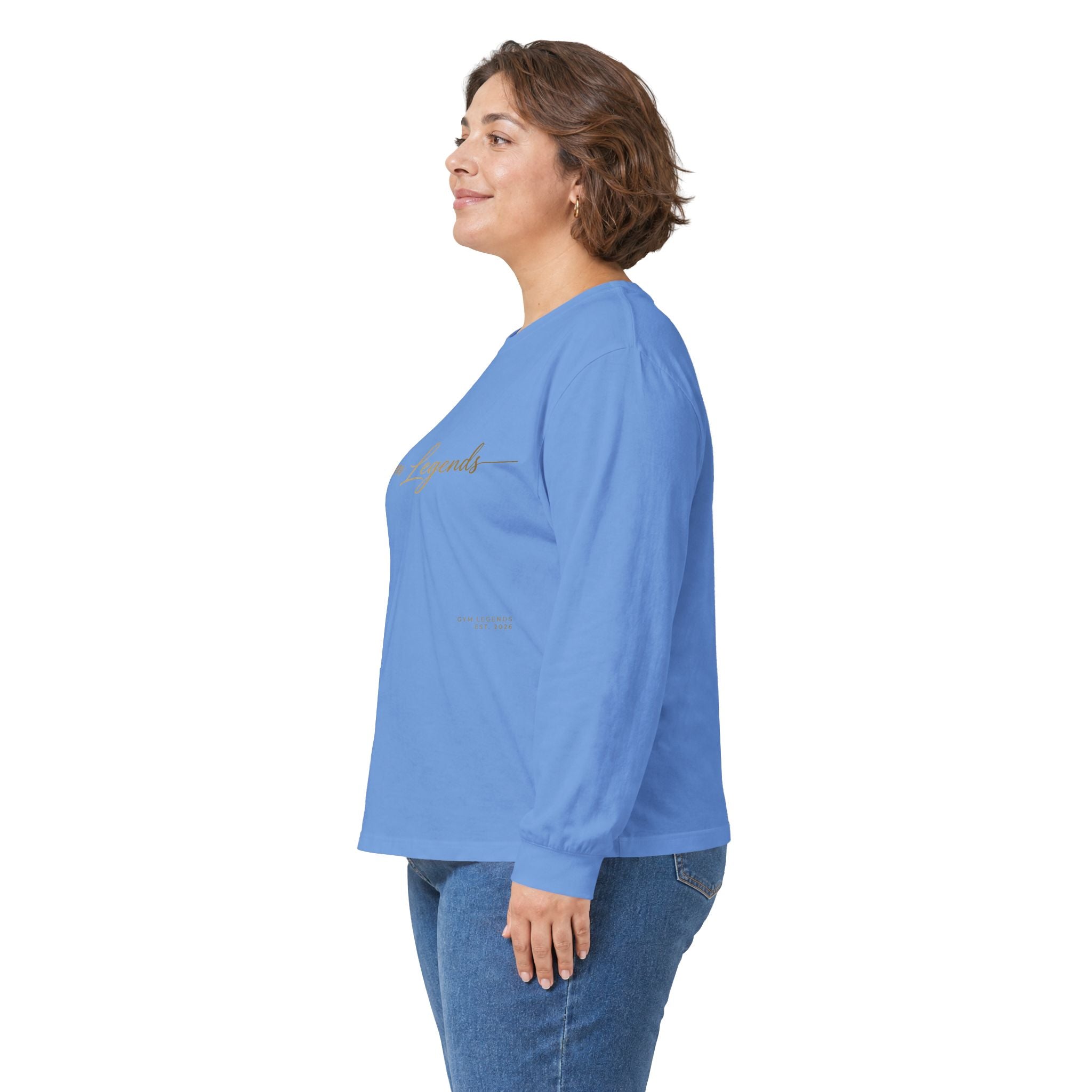 Gym Legends Long Sleeve Tee — Minimalist Fitness Shirt