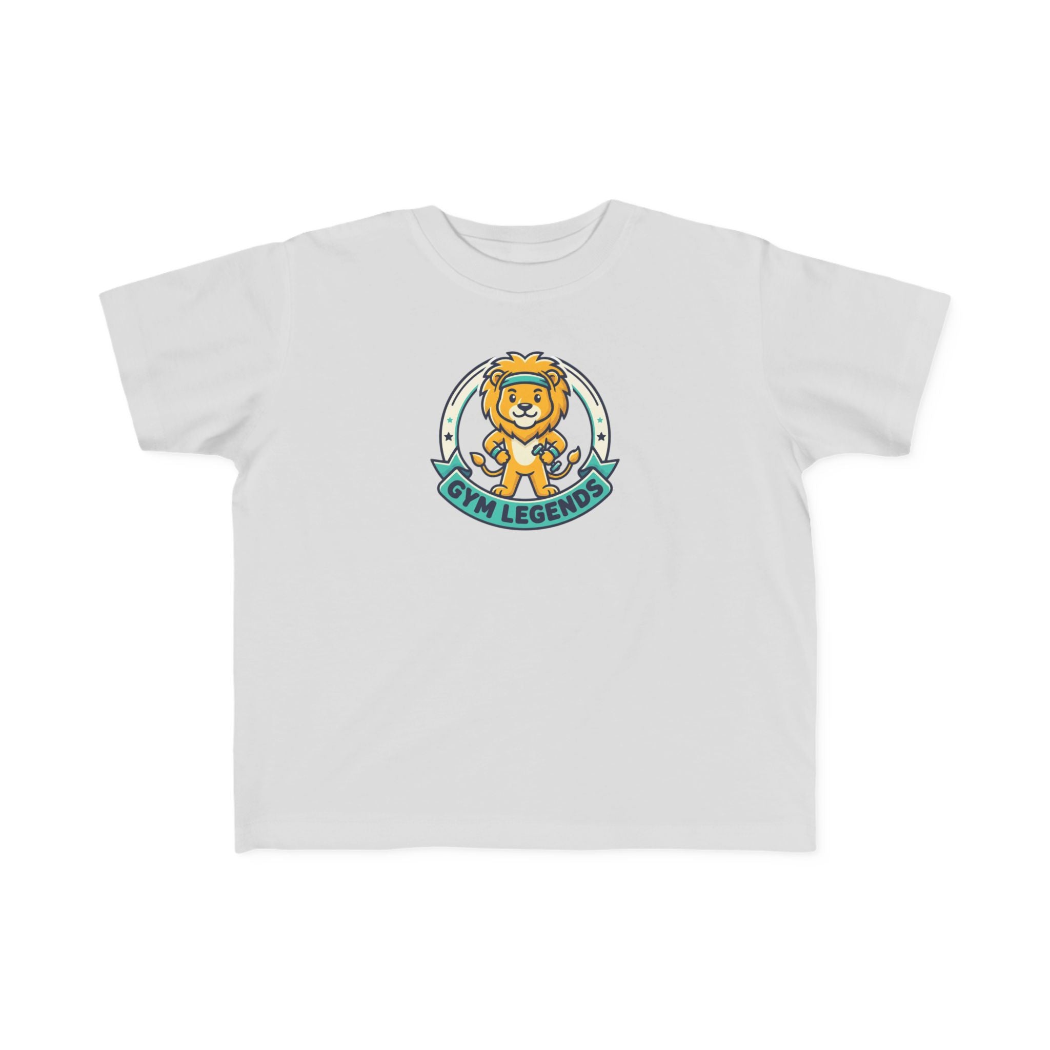 Gym legends kid Tee — "Gym Legend" Cute Lion Workout Kids Shirt