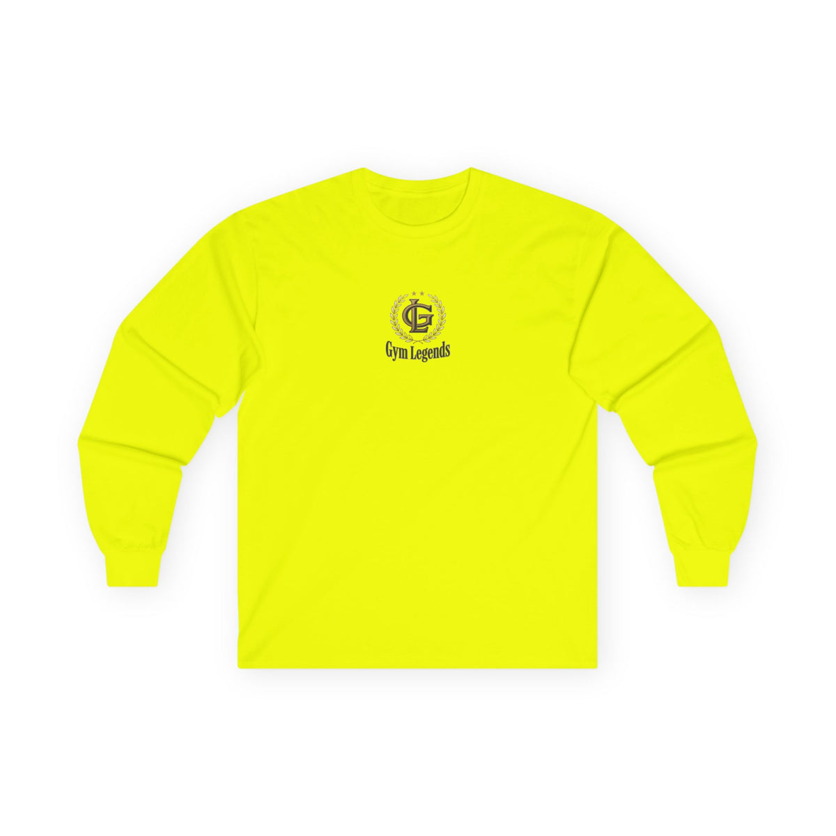 Gym Legends Long Sleeve Tee — Small Classic Logo Athletic Shirt