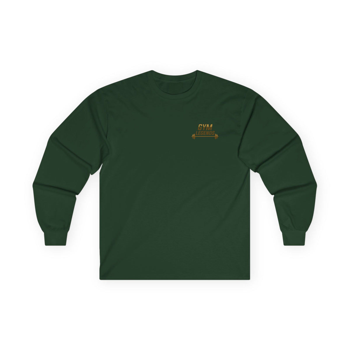 Gym Legends Long Sleeve Tee — Minimal Fitness Logo Shirt