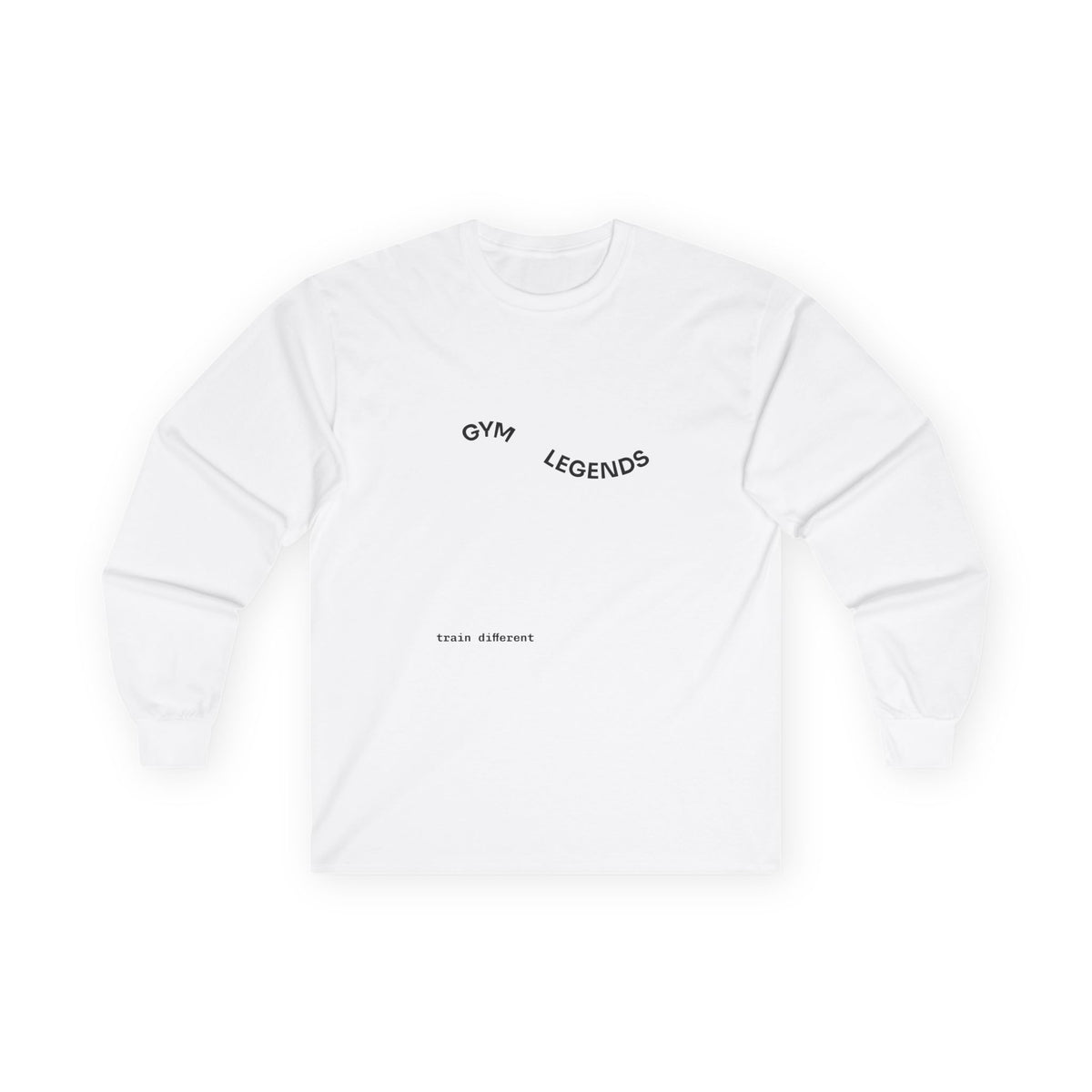 Gym Legends Long Sleeve Tee — Minimal Fitness Graphic
