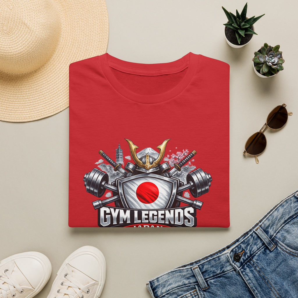 Gym Legends T-Shirt — Japan Samurai Weightlifting Logo