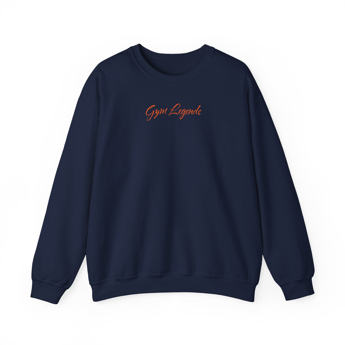 Gym Legend Crewneck Sweatshirt — Minimal Script Fitness Pullover