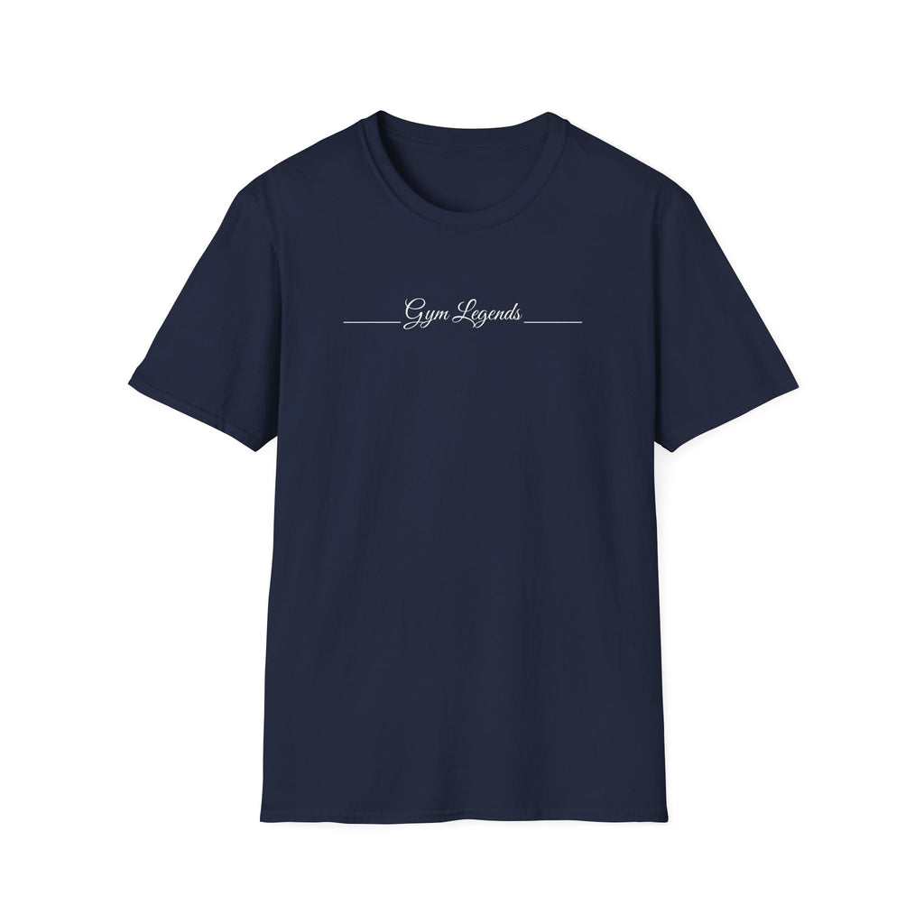 Gym Legends T‑Shirt — Minimal Script Fitness Tee