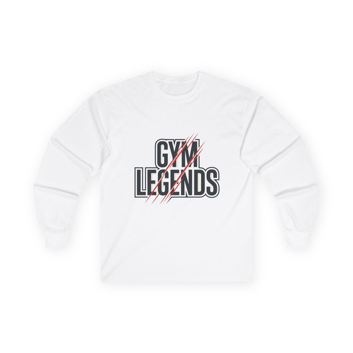 Gym Legends Long Sleeve Tee — Athletic Fitness Workout Shirt