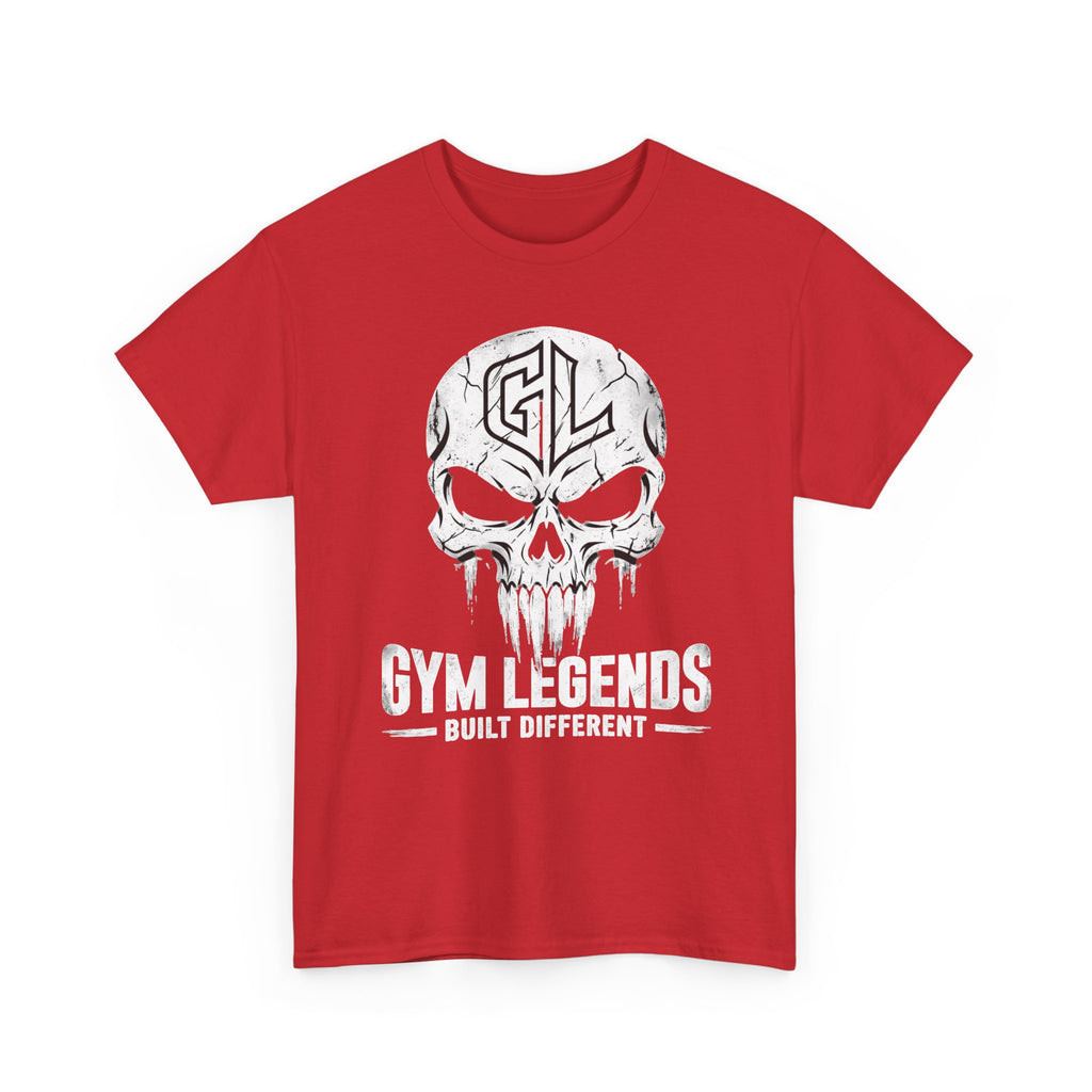 Gym Legends Skull T‑Shirt — Built Different Workout Tee