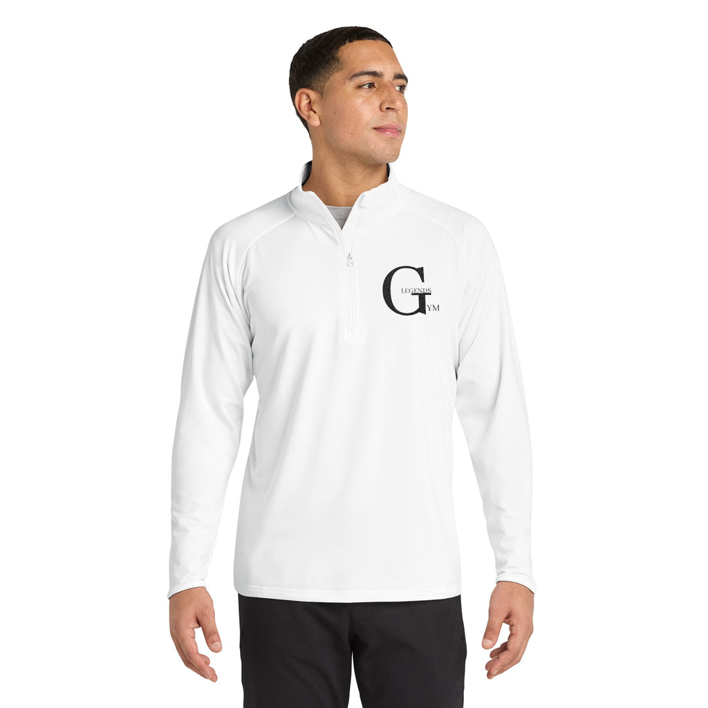 Embroidered 'G' Quarter-Zip Pullover — Men's Sport-Wick Stretch