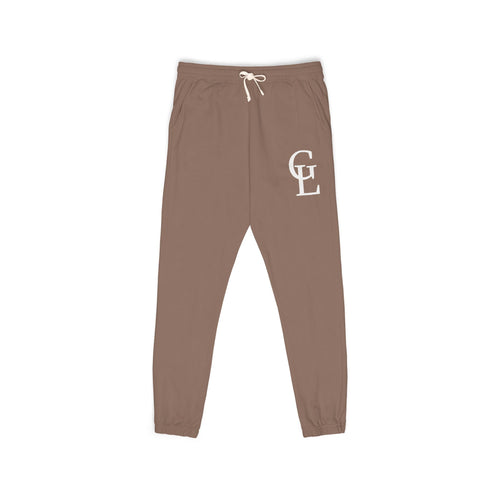 Garment-Dyed Fleece Sweatpants — Vintage 'CL' Monogram Lounge Pants